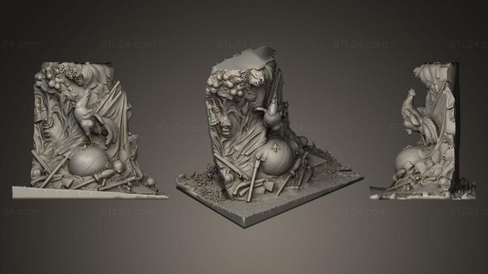 Статуэтки и статуи разные (MGECF Франция, STKR_0303) 3D модель для ЧПУ станка